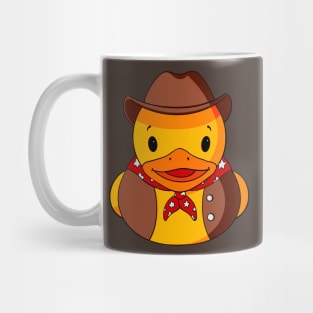 Cowboy Rubber Duck Mug